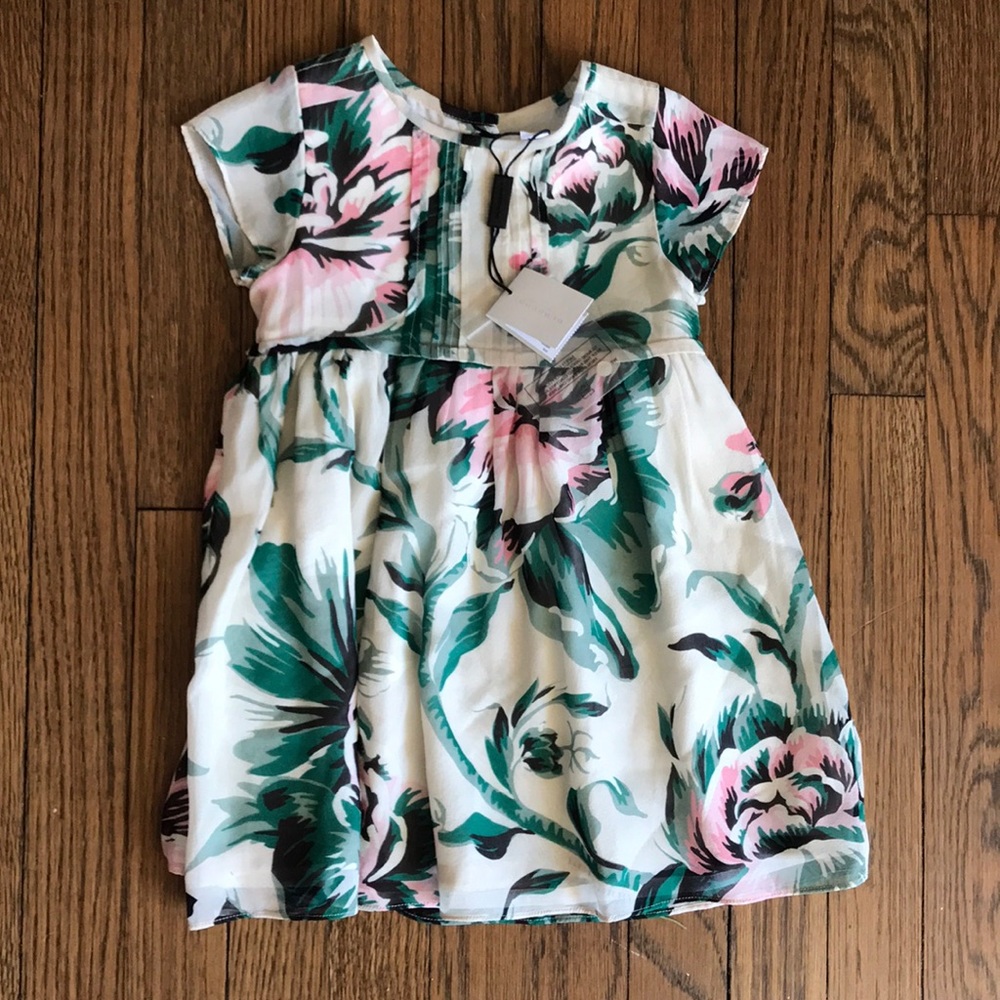 Burberry Mini Teresa Peony Dress